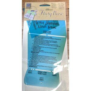 Flirty Purse Template For Easy DIY Sewing Projects Durable Plastic Reusable Inst